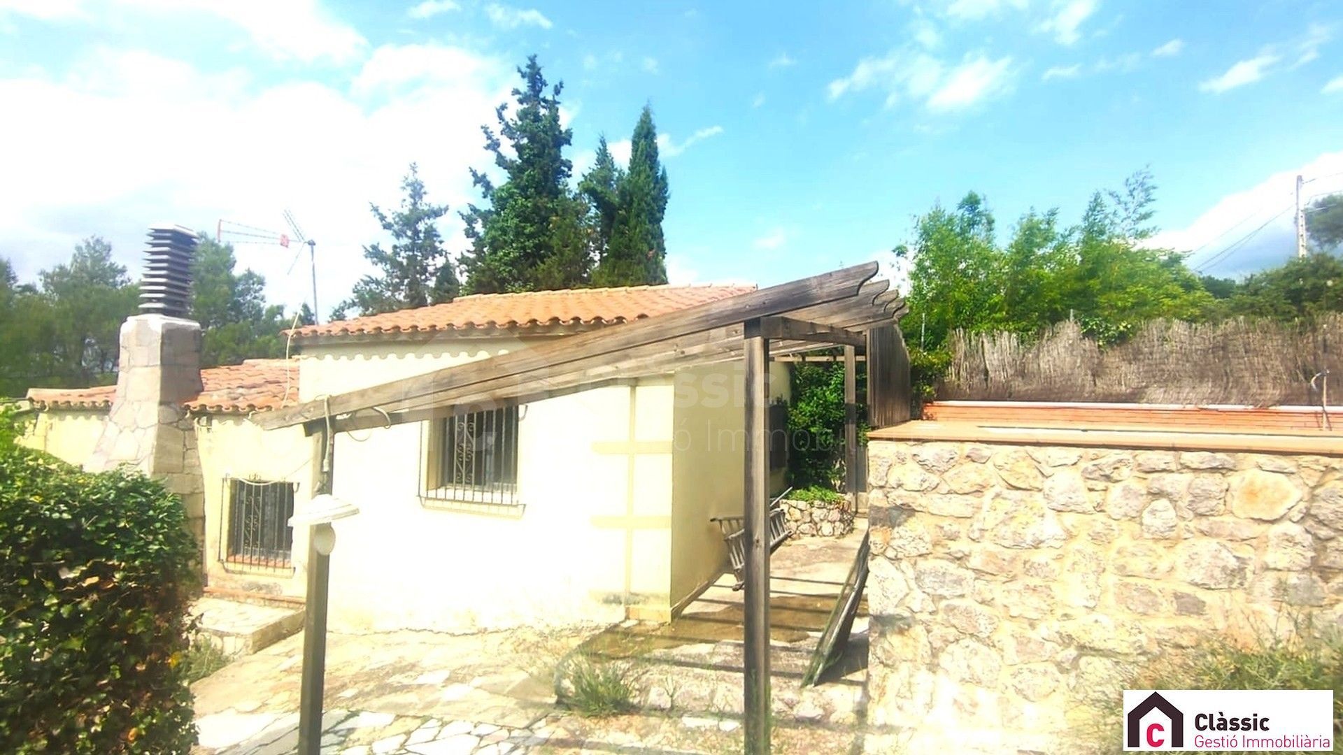Exterior view of House or chalet for sale in Vacarisses  with Private garden and Swimming Pool