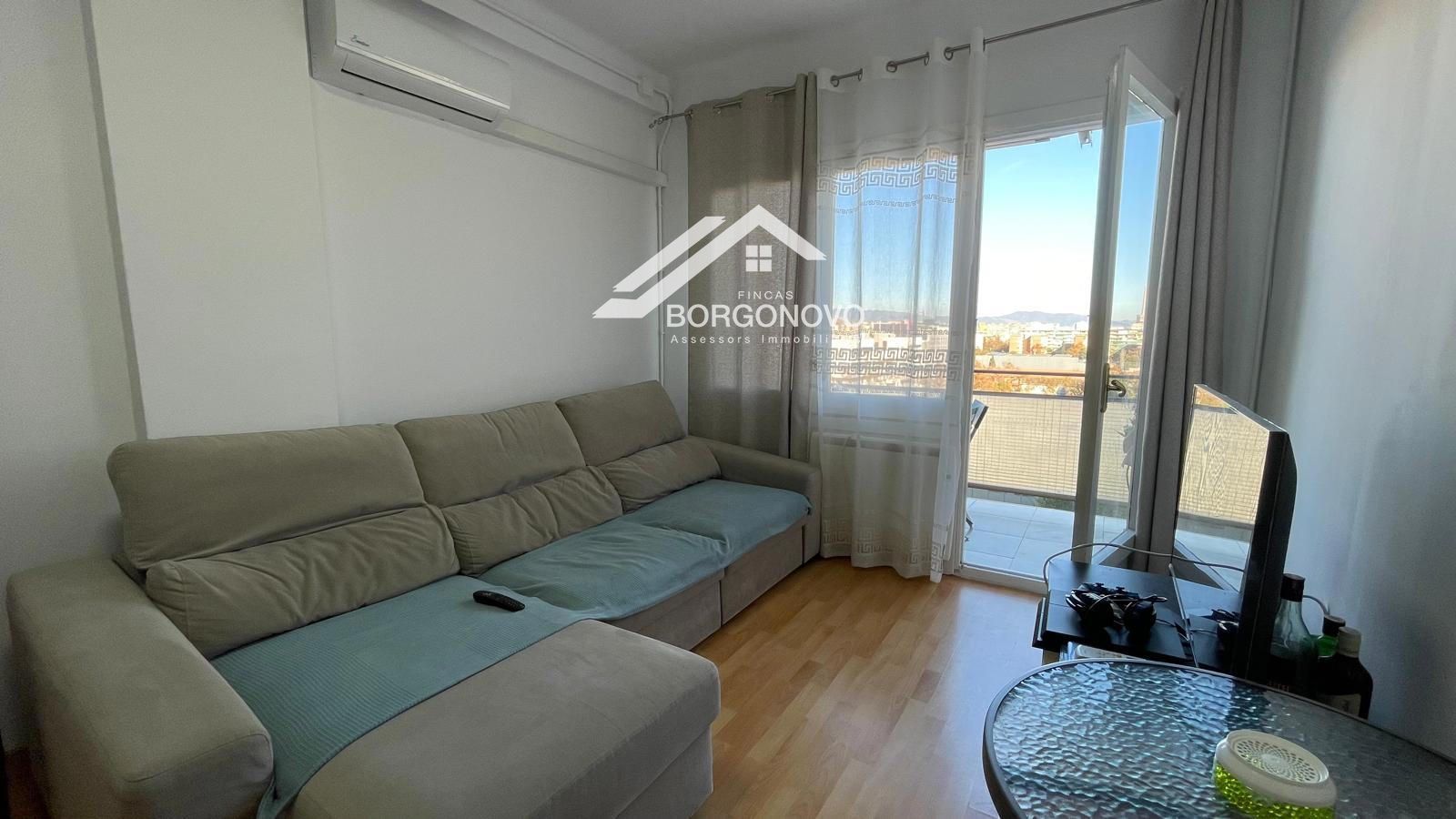 Living room of Flat to rent in  Barcelona Capital  with Air Conditioner, Terrace and Furnished