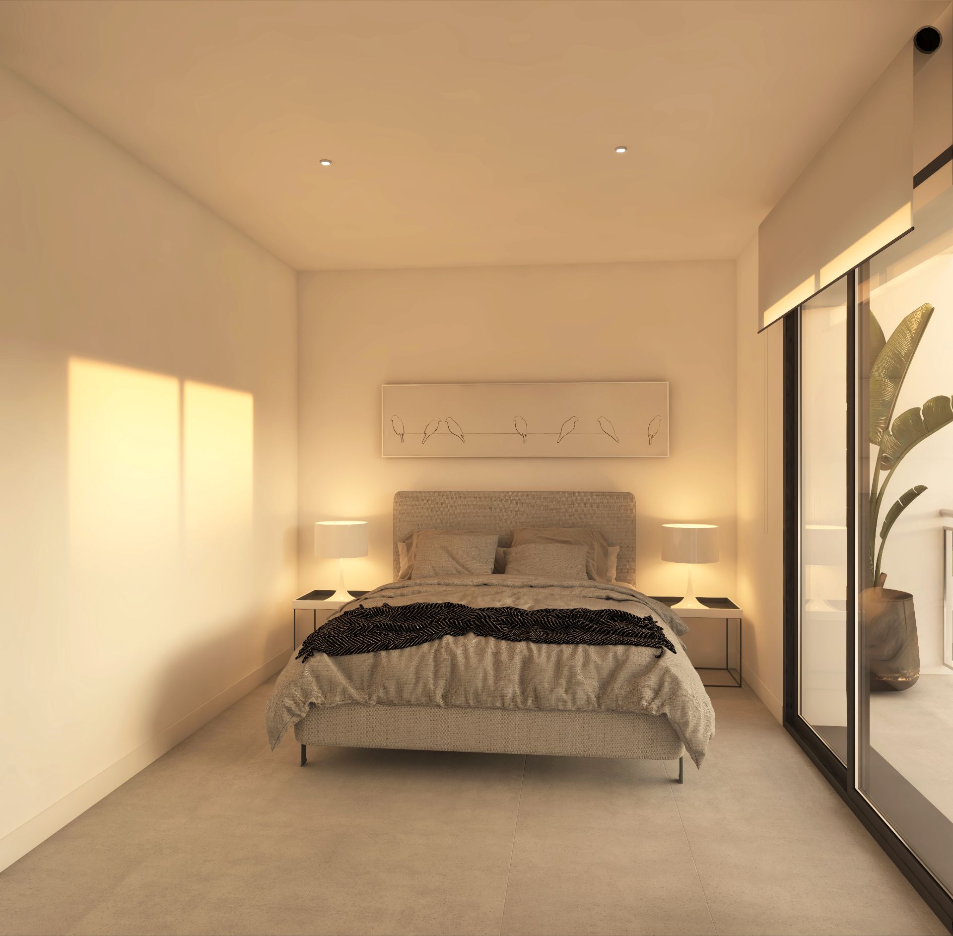 Bedroom of Single-family semi-detached for sale in El Vendrell  with Air Conditioner, Heating and Private garden