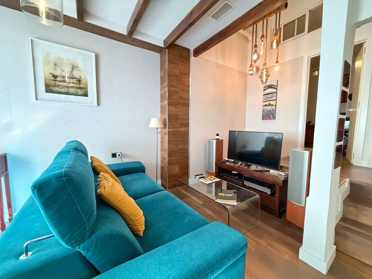 Sala d'estar de Casa o xalet en venda en Málaga amb Aire condicionat