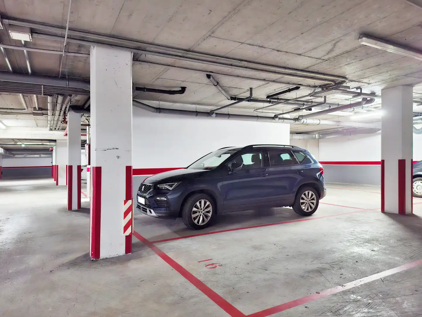 Parking of Flat for sale in Cambre   with Heating, Parquet flooring and Storage room