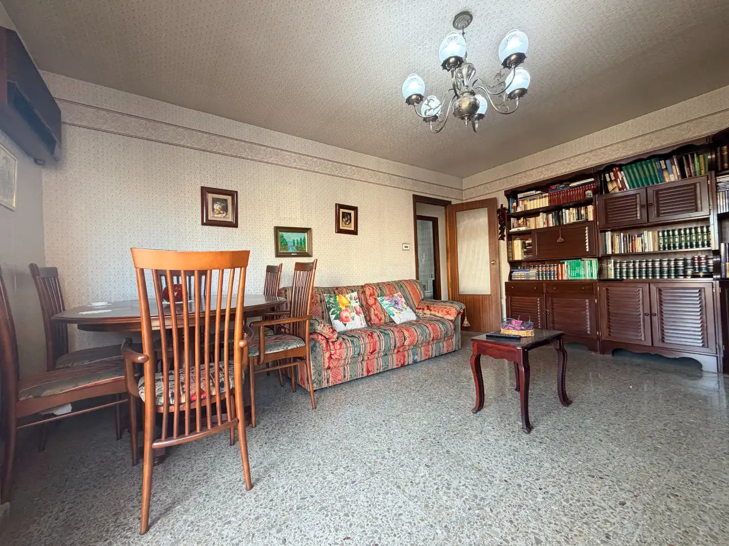 Living room of Flat for sale in Murcia  with Air Conditioner and Balcony