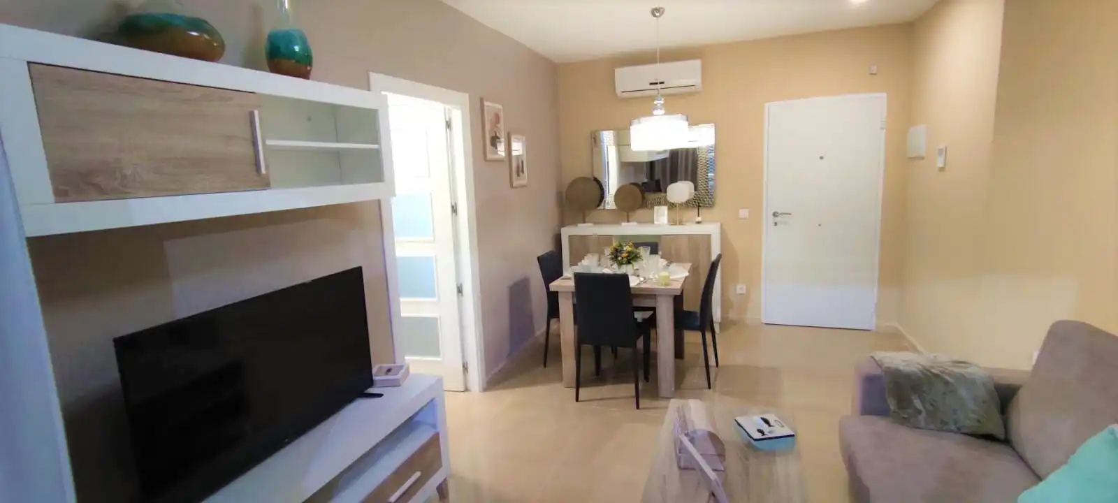 Menjador de Apartament en venda en Cabanes amb Aire condicionat, Calefacció i Jardí privat