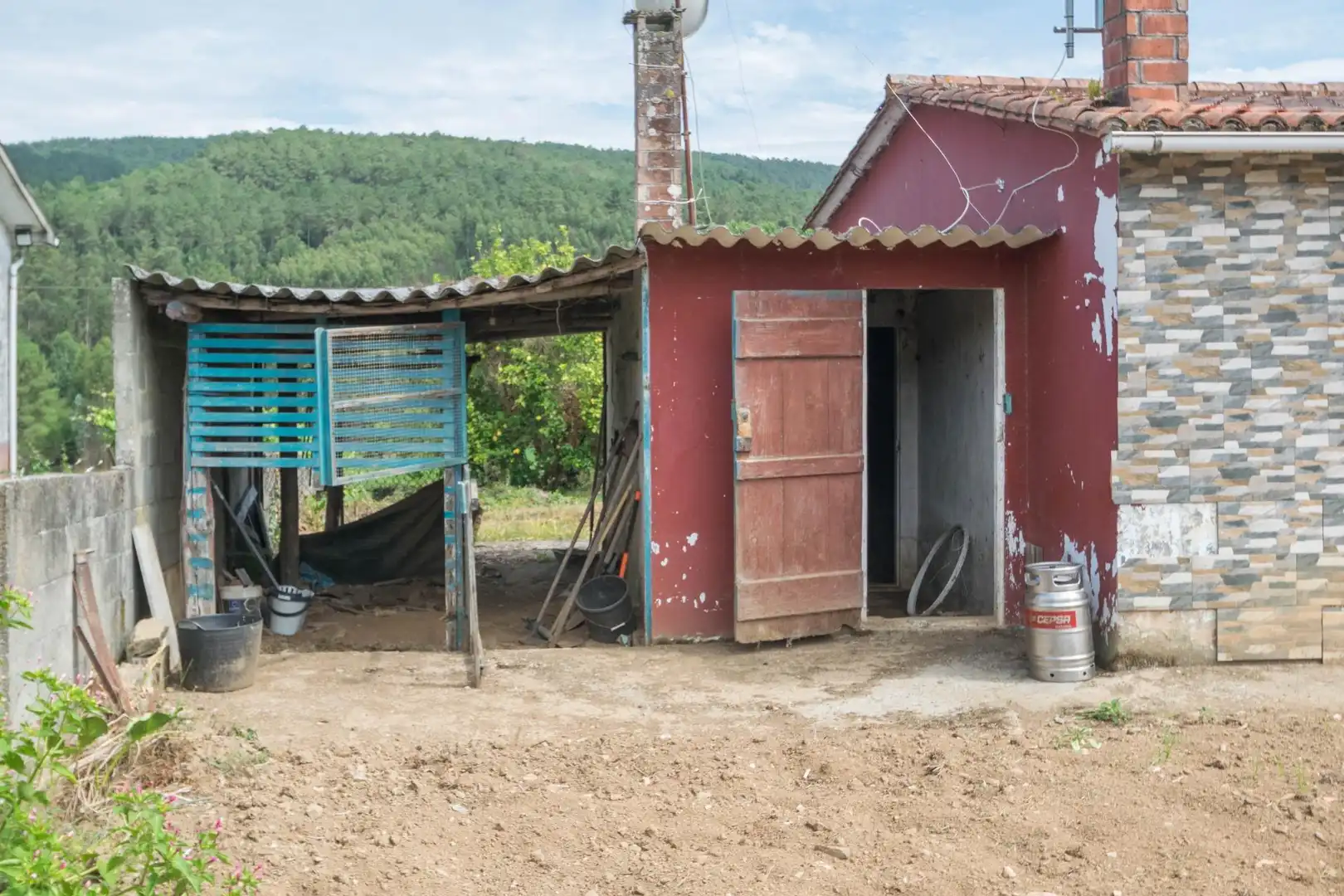 Vista exterior de Finca rústica en venta en Abegondo con Jardín privado y Trastero