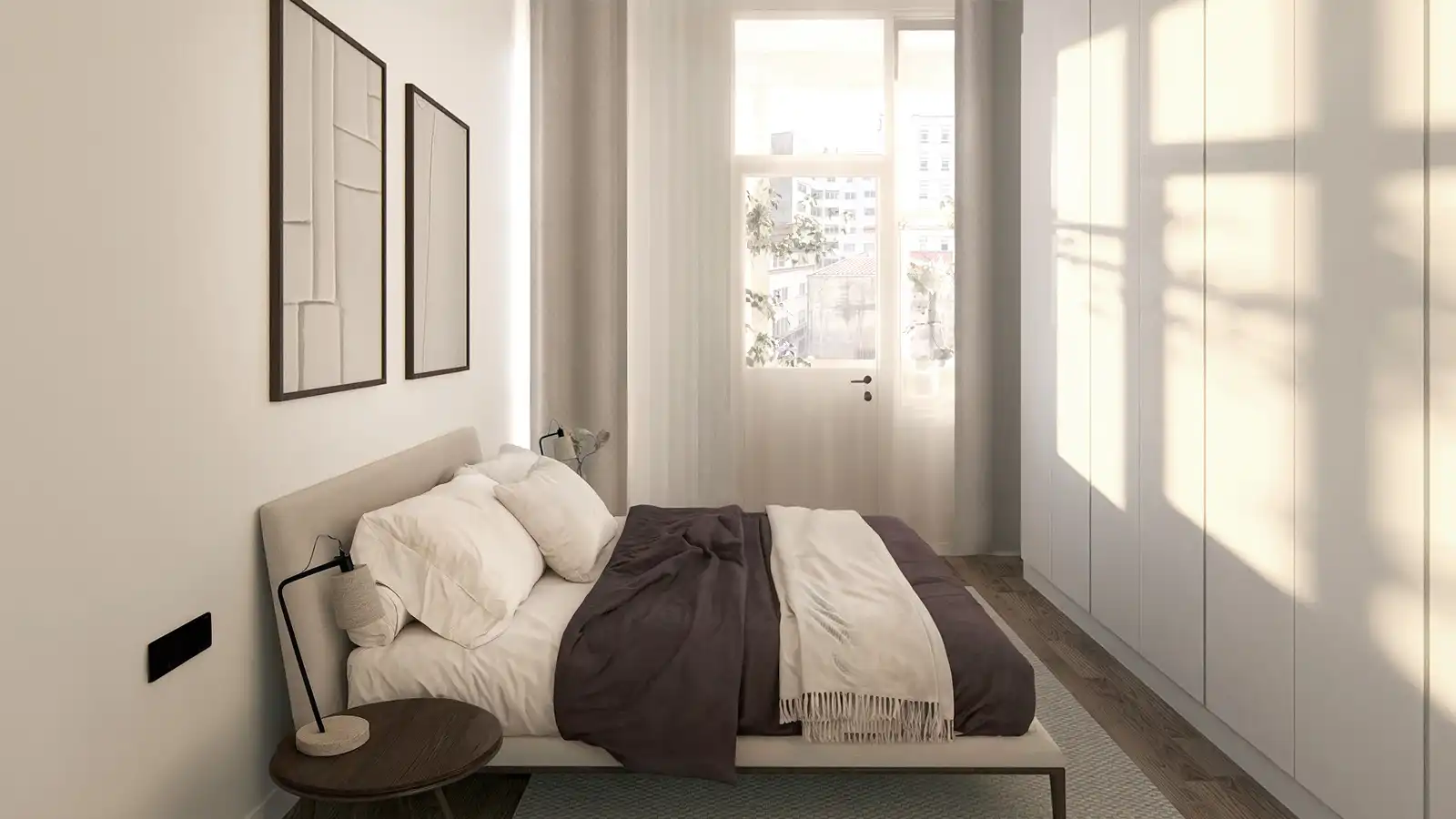 Bedroom of Flat for sale in A Coruña Capital 