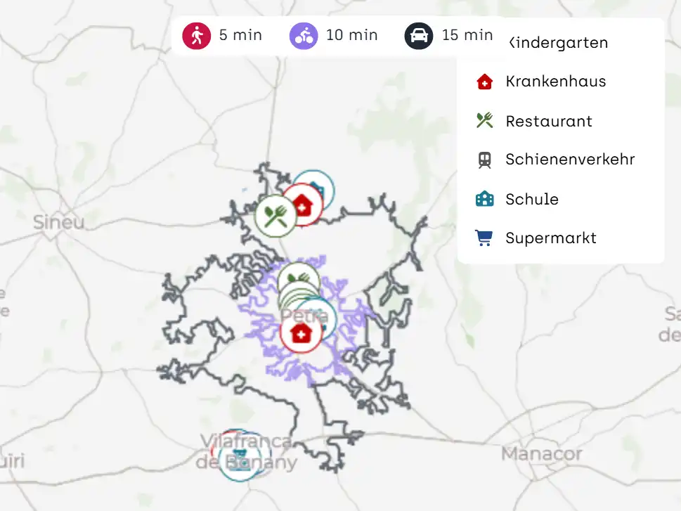 Finca rústica en venta en Petra