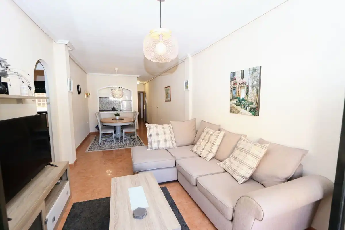 Sala de estar de Apartamento en venta en Los Alcázares con Aire acondicionado y Terraza
