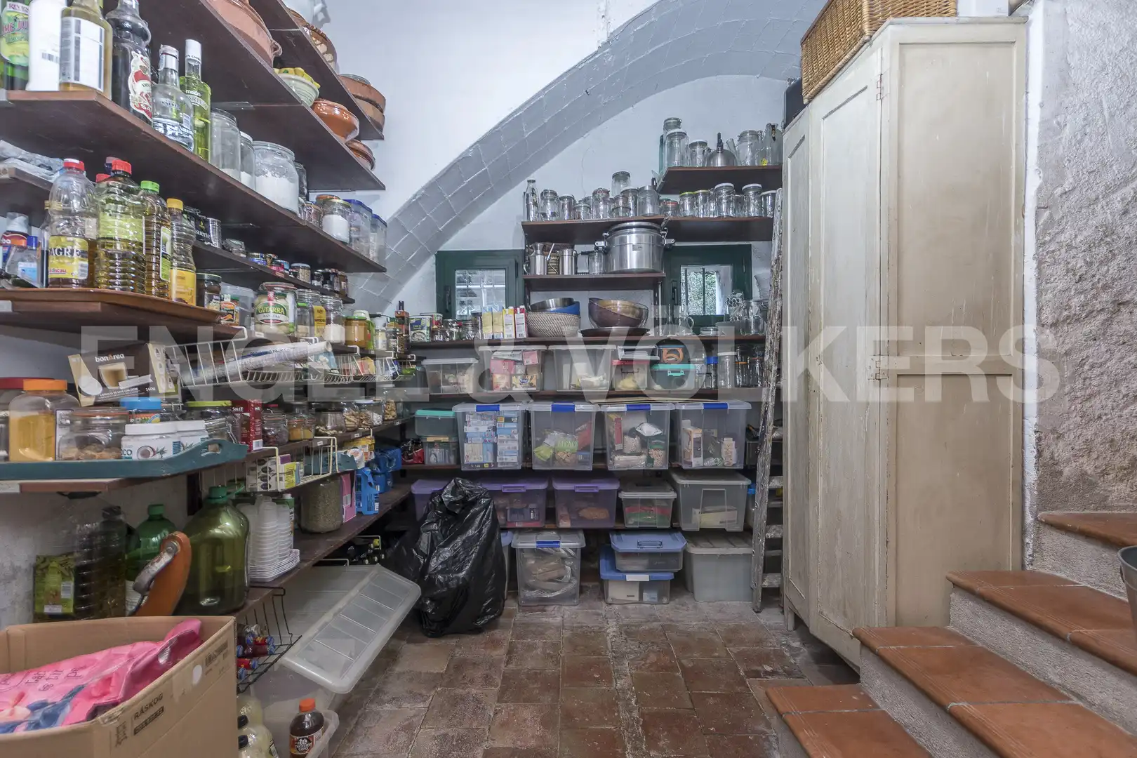 Cocina de Finca rústica en venta en Sant Cebrià de Vallalta con Calefacción, Jardín privado y Terraza