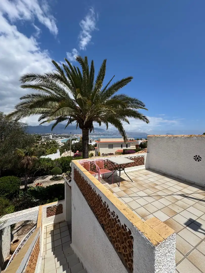 Terrasse von Haus oder Chalet zur Miete in L'Alfàs del Pi mit Klimaanlage, Heizung und Privatgarten