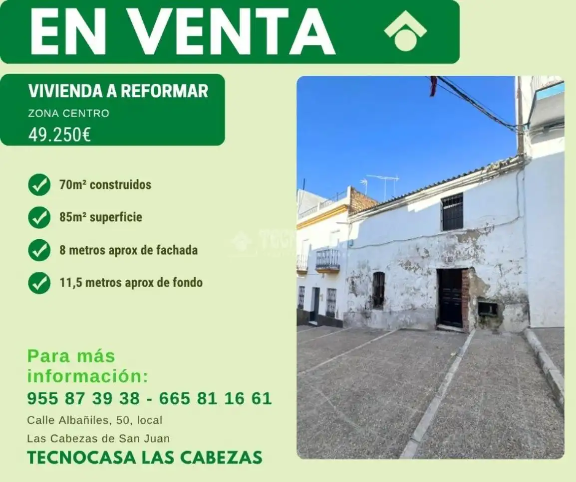 Vista exterior de Casa o chalet en venta en Las Cabezas de San Juan