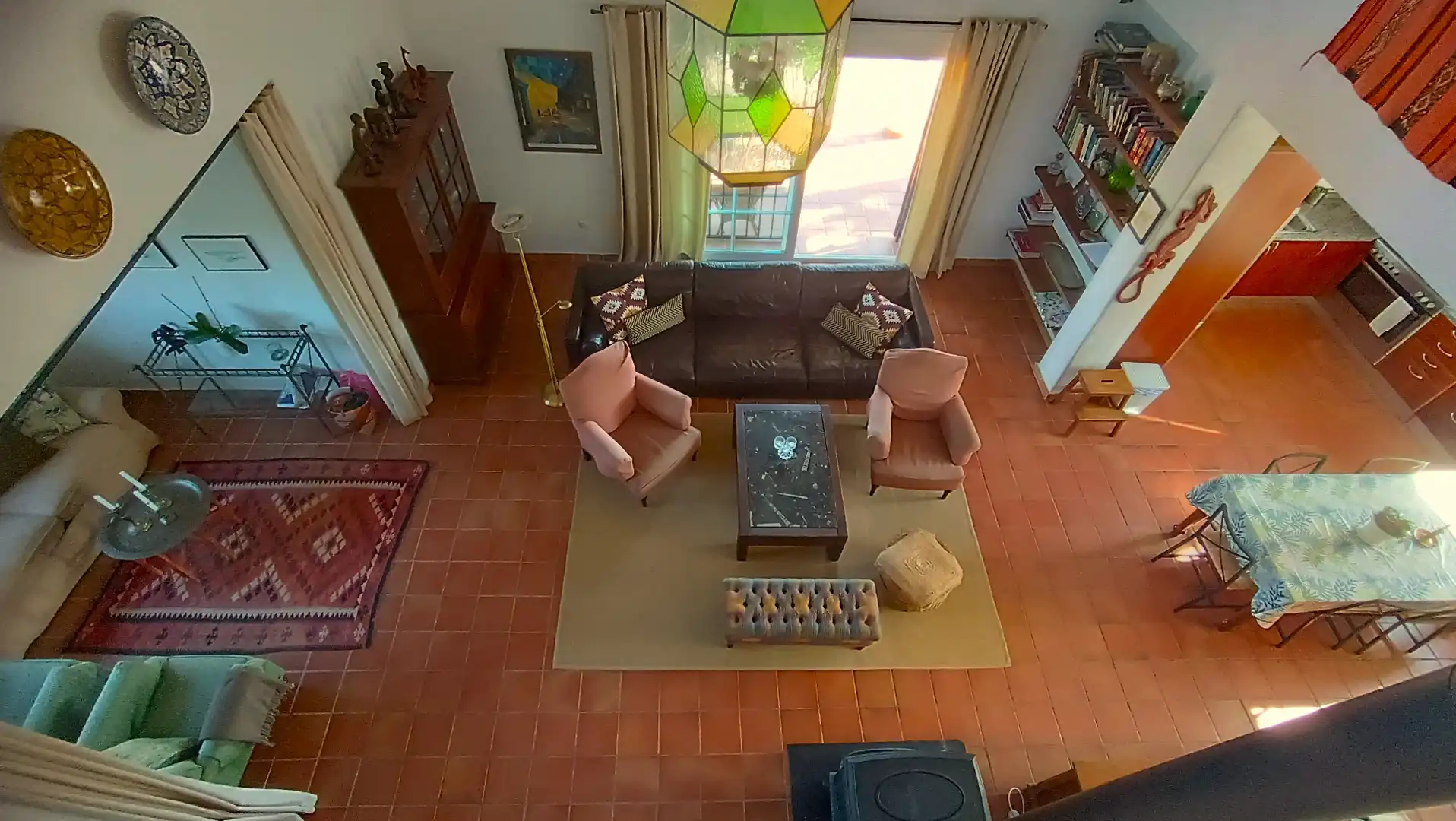 Sala de estar de Finca rústica en venta en Estepona con Aire acondicionado, Calefacción y Jardín privado