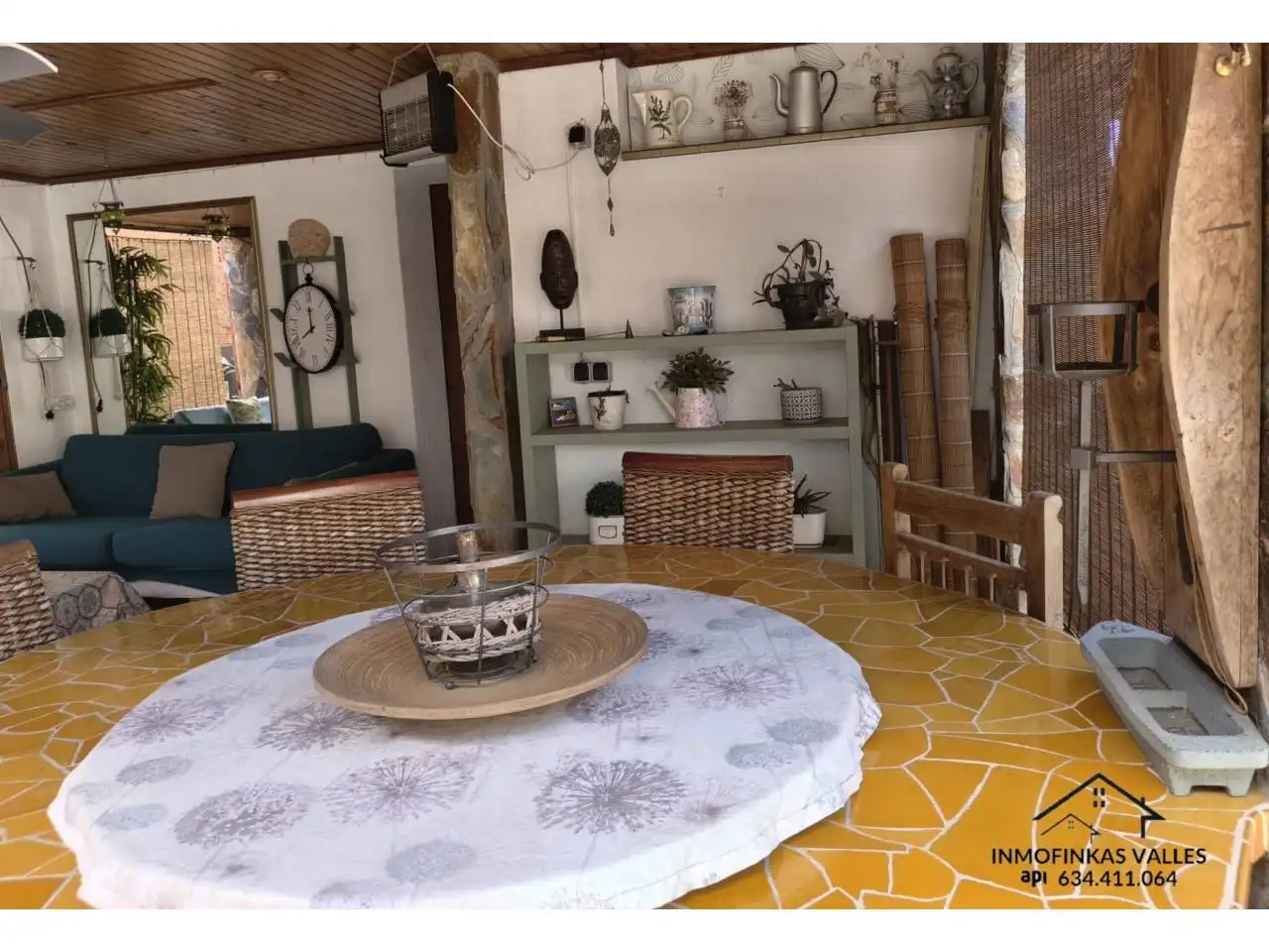 Dining room of Houses for sale in Santa Eulàlia de Ronçana  with Air Conditioner, Heating and Private garden