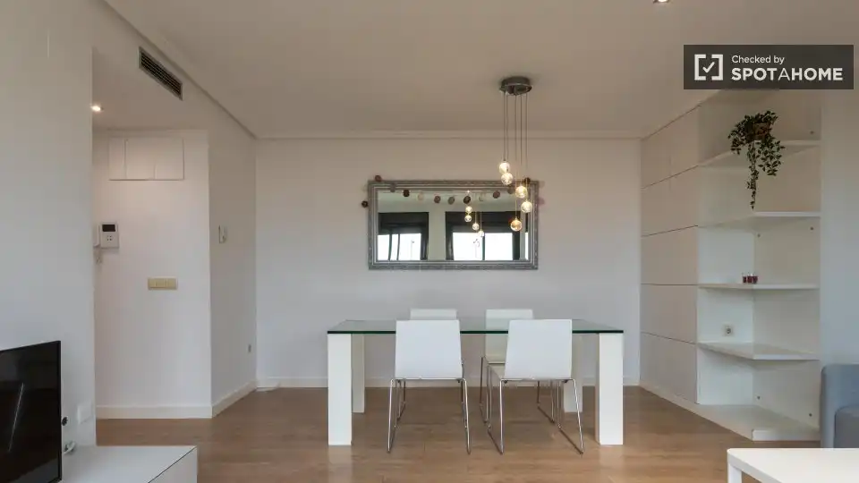 Dining room of Apartments for share in Valencia  with Air Conditioner, Terrace and Furnished