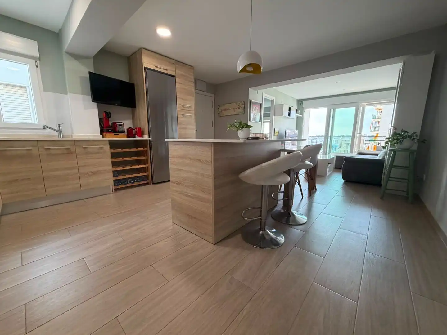 Cocina de Piso en venta en Gandia con Terraza y Amueblado