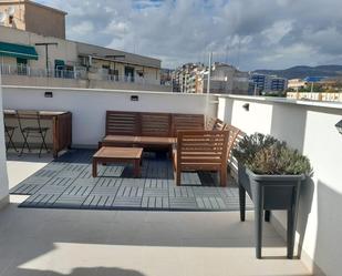 Terrace of Attic to rent in Badalona  with Air Conditioner, Heating and Private garden