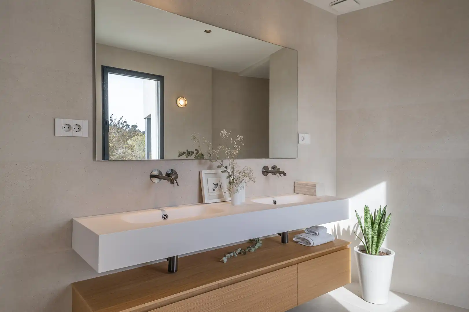 Bathroom of Houses for sale in Sant Cugat del Vallès  with Air Conditioner, Heating and Private garden