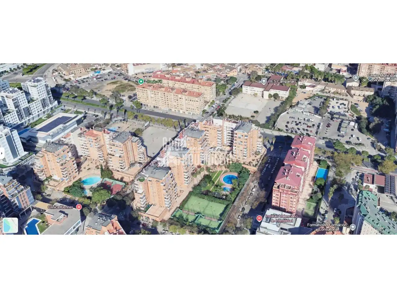 Vista exterior de Pis de lloguer en Valencia amb Aire condicionat, Terrassa i Moblat
