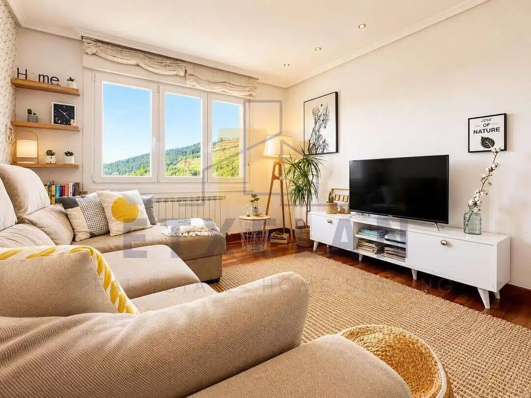 Sala de estar de Piso en venta en Atxondo con Calefacción y Amueblado