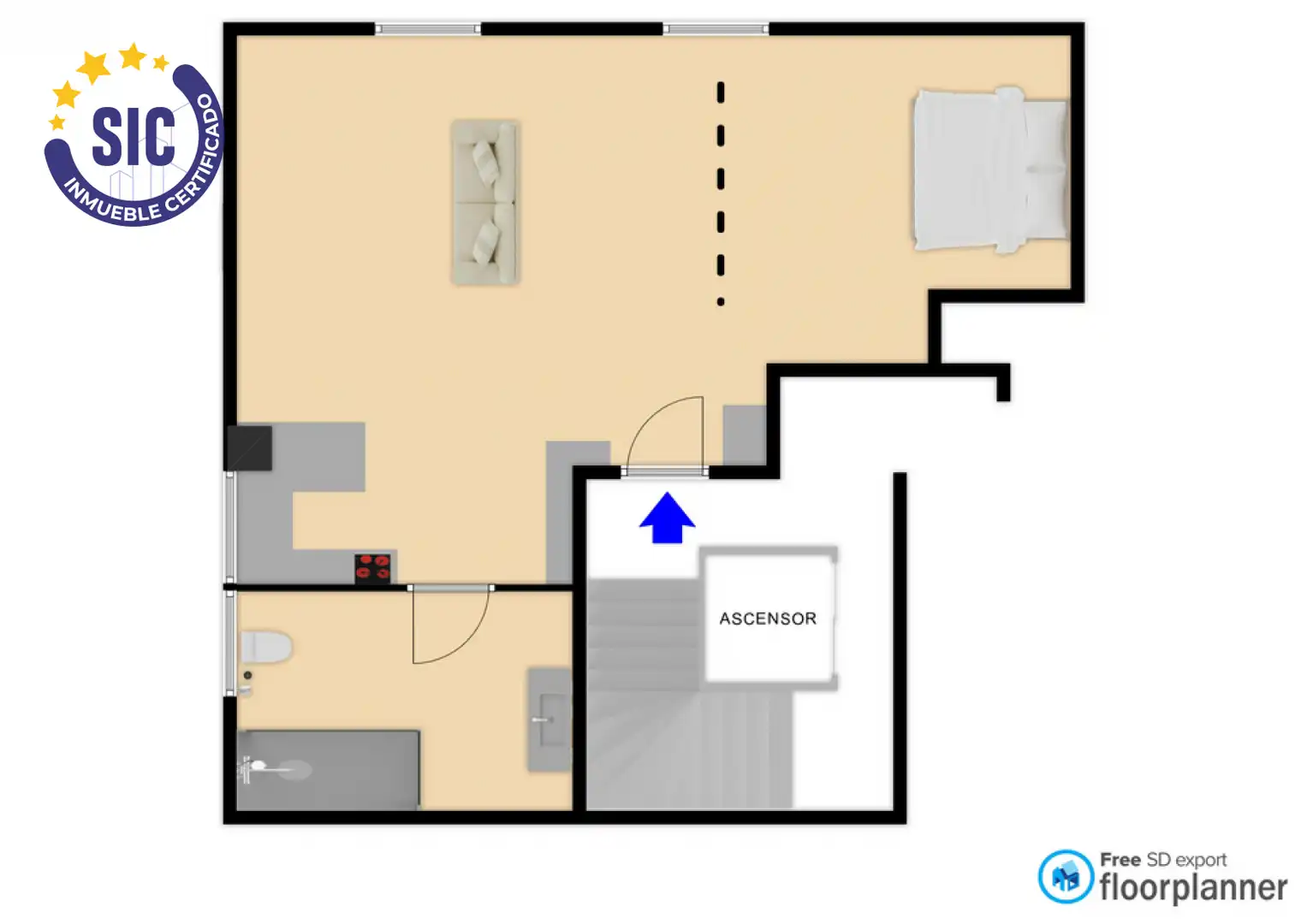 Flat with lift to rent in Valencia - CL BARON PETRES, imagen 7
