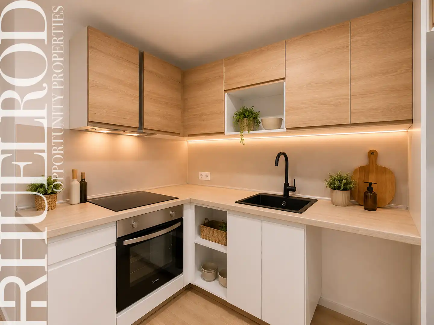 Cocina de Planta baja en venta en Granollers con Aire acondicionado, Parquet y Amueblado