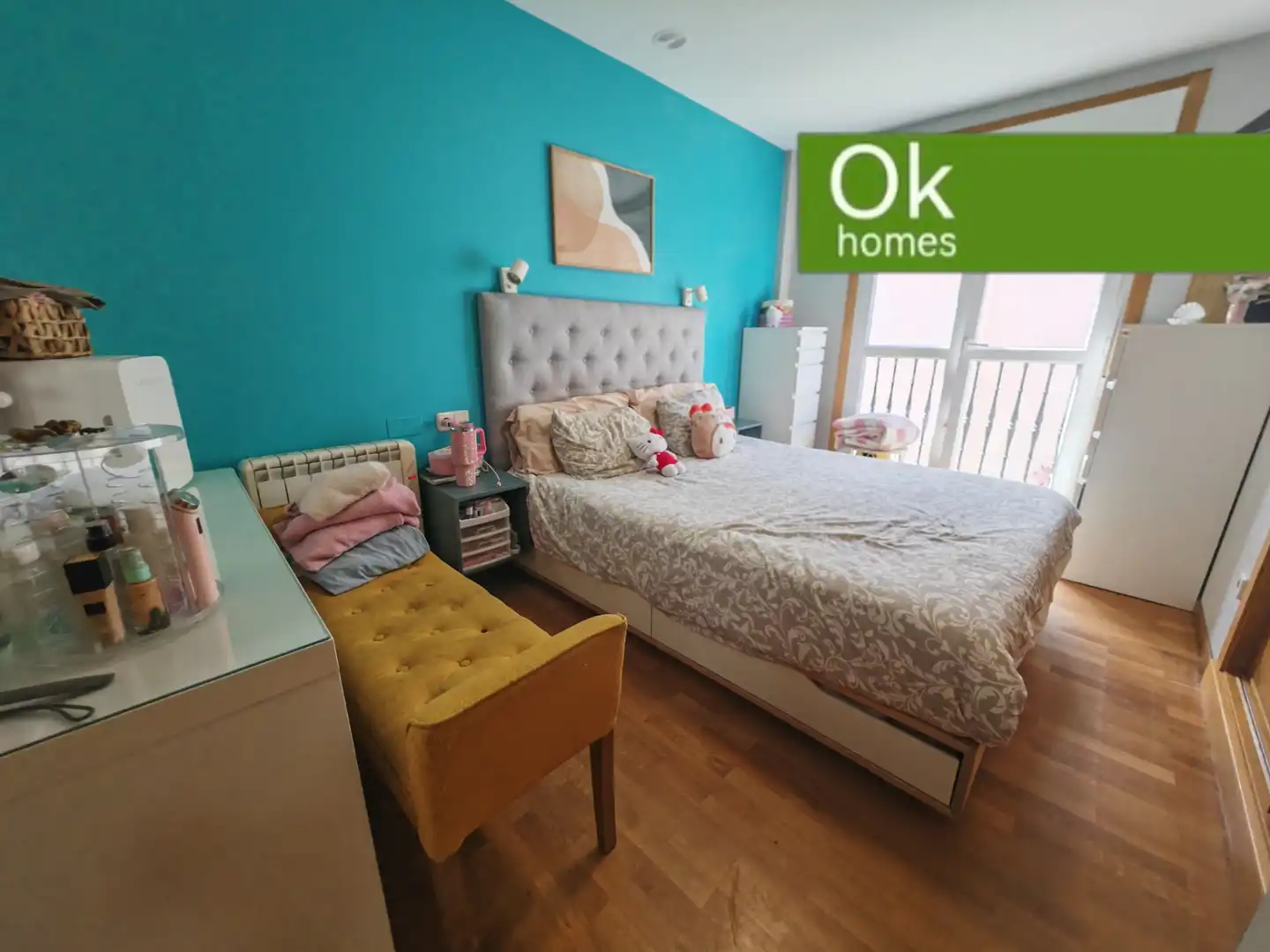 Bedroom of Flat for sale in Arteixo  with Heating, Parquet flooring and Terrace