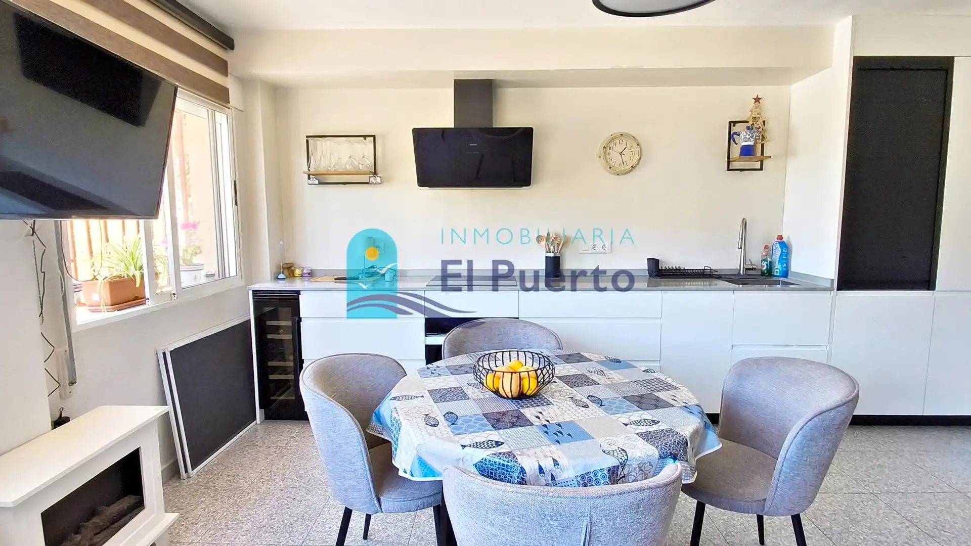 Kitchen of Apartments for sale in Mazarrón  with Air Conditioner, Heating and Furnished