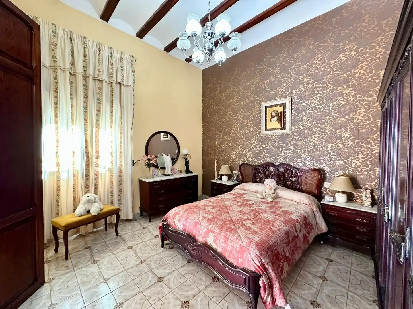 Habitación de Casa o chalet en venta en Alberic con Terraza, Trastero y Amueblado