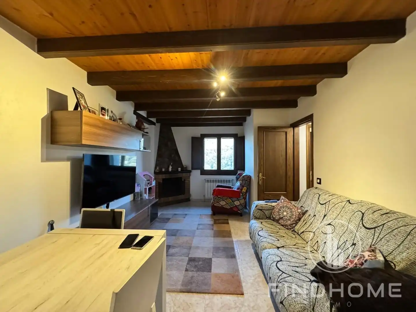 Sala de estar de Casa o chalet en venta en Castellfollit de la Roca con Calefacción y Terraza