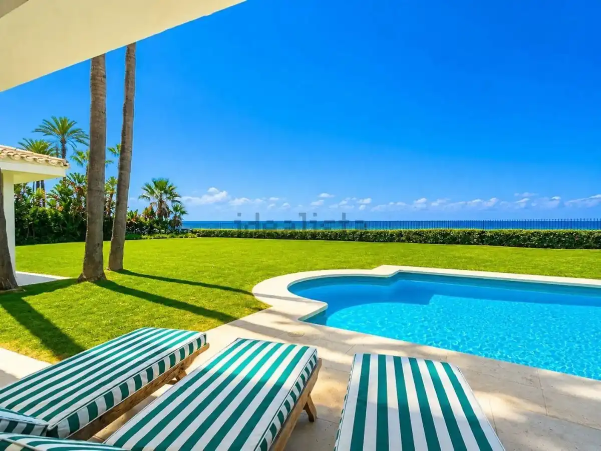 Jardí de Casa o xalet de lloguer en Estepona amb Aire condicionat, Jardí privat i Terrassa