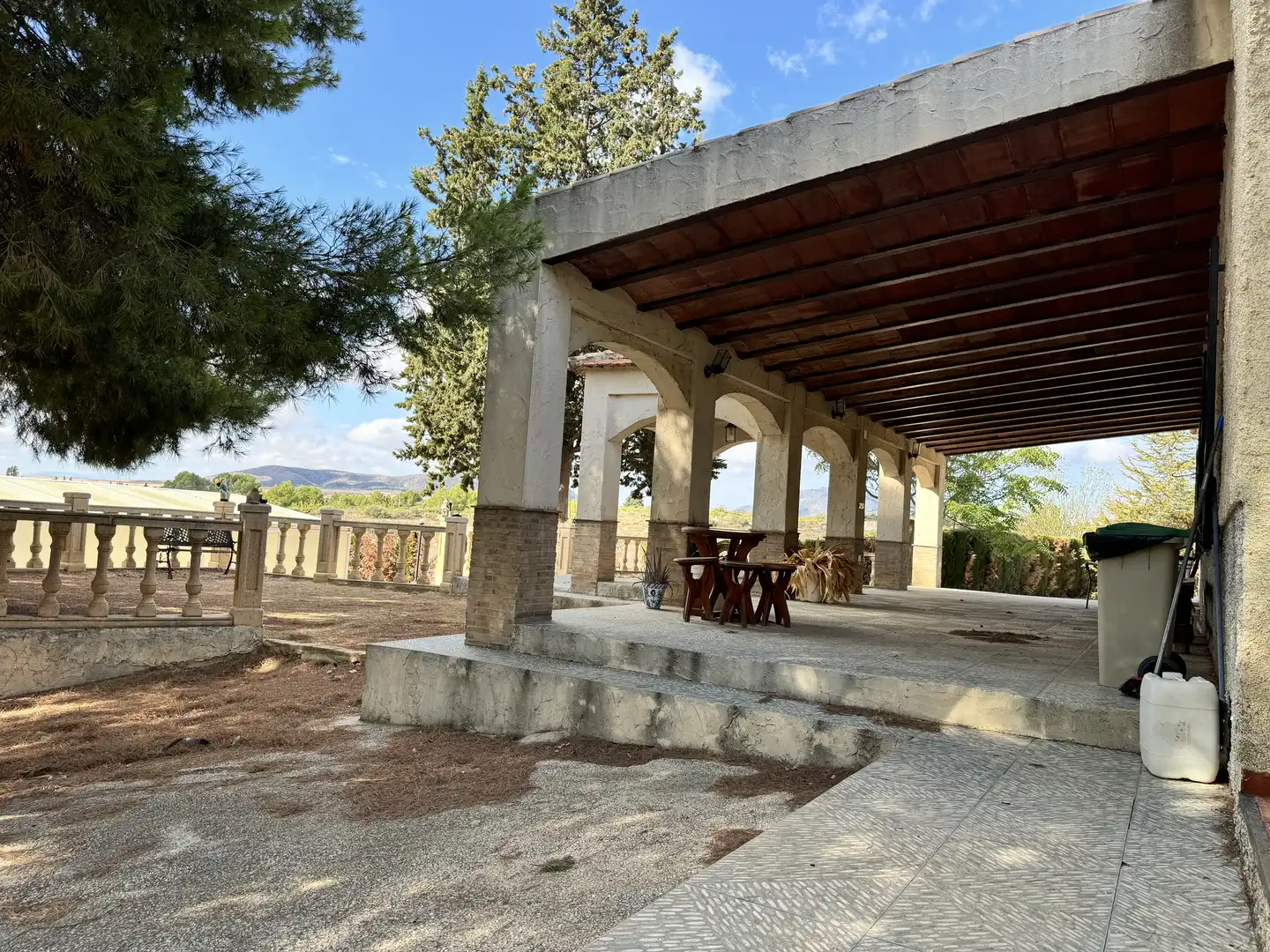 Terrassa de Casa o xalet en venda en Caravaca de la Cruz amb Aire condicionat, Jardí privat i Traster