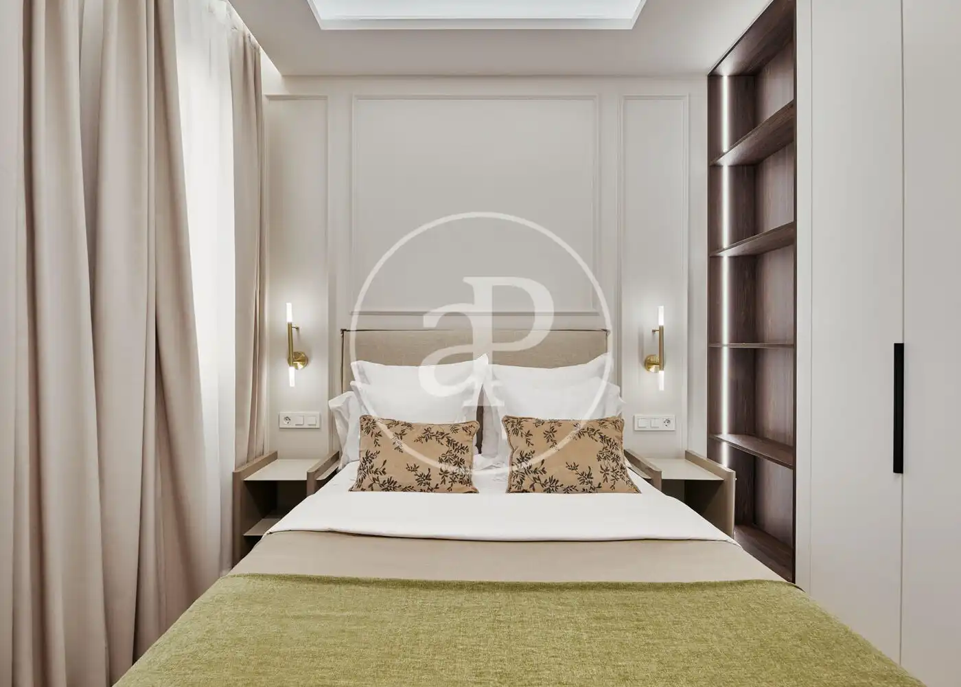 Schlafzimmer von Wohnung zum Verkauf in Madrid mit Klimaanlage, Heizung und Möbliert