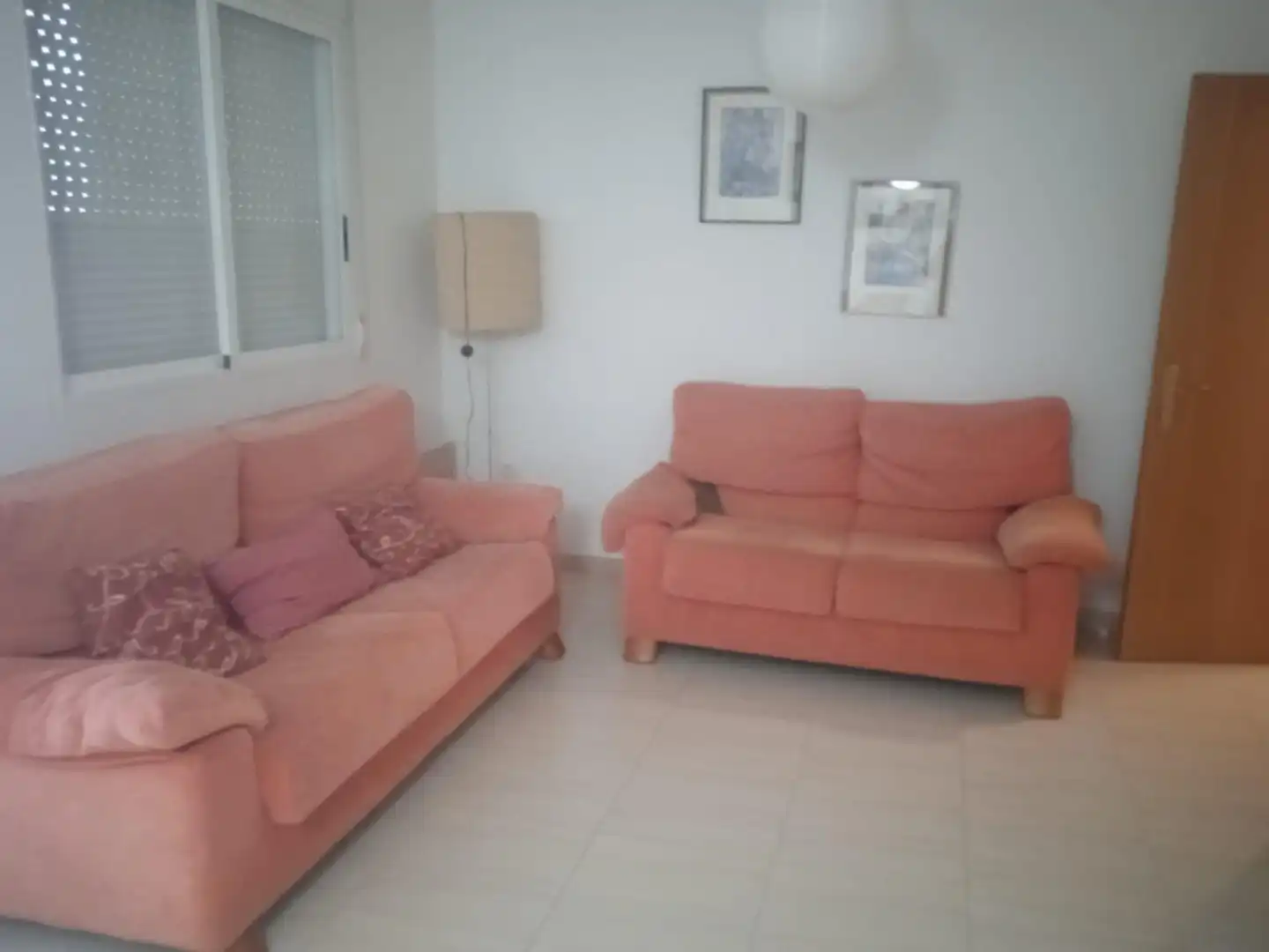 Sala de estar de Piso de alquiler en Alicante / Alacant con Terraza, Balcón y Piscina comunitaria