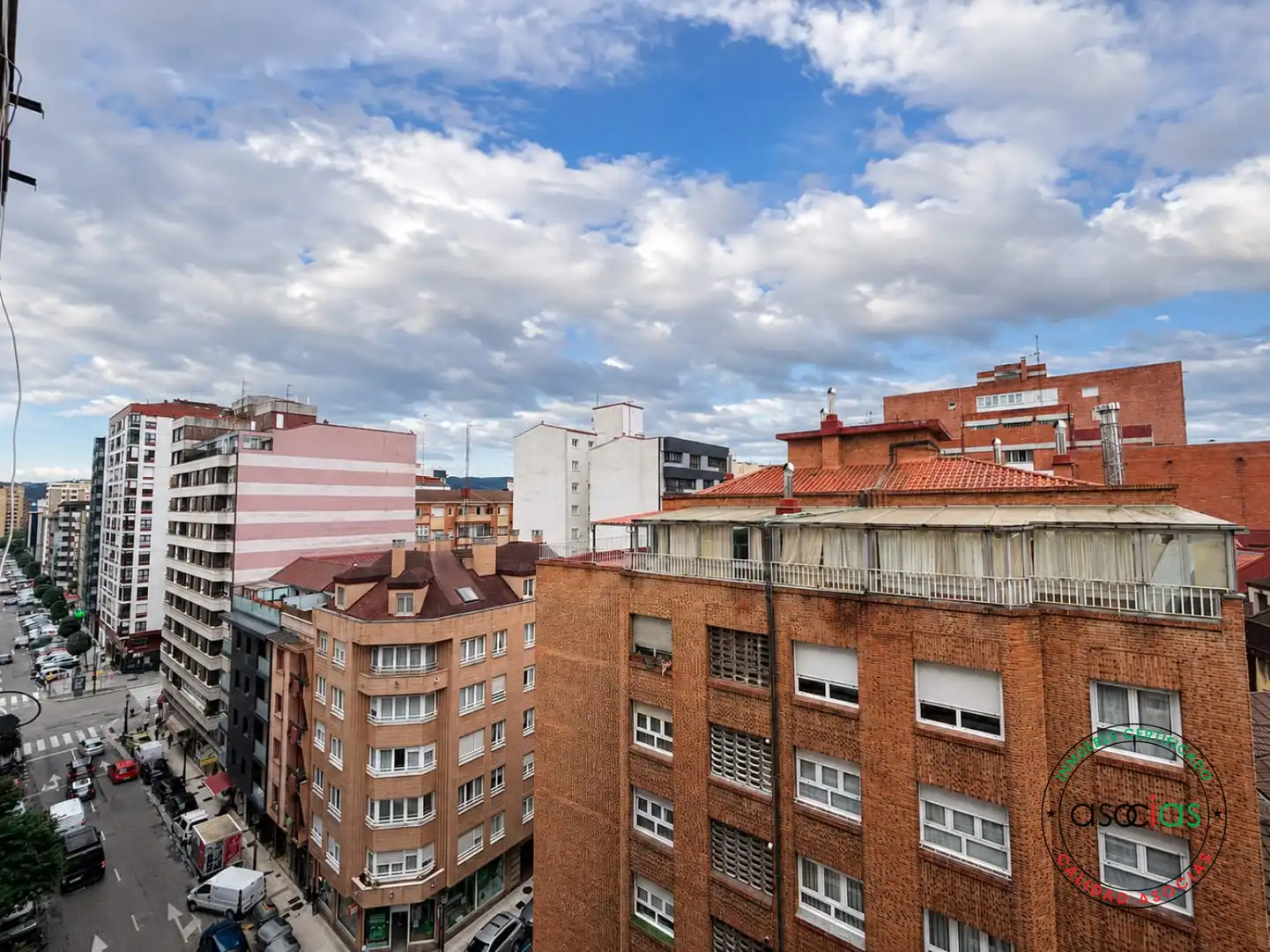 Exterior view of Flat for sale in Gijón   with Heating, Parquet flooring and Terrace