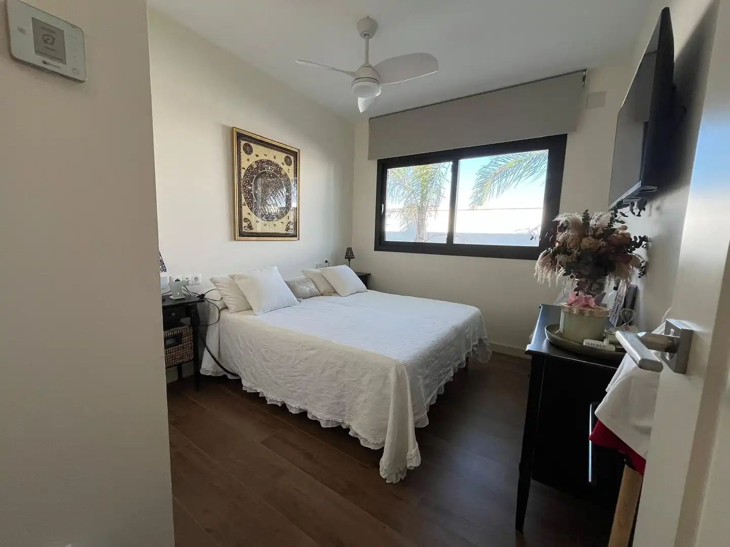 Bedroom of Houses for sale in Palomares del Río  with Air Conditioner, Private garden and Swimming Pool
