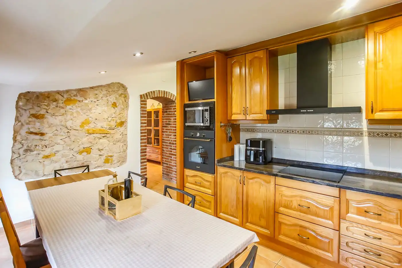 Cocina de Finca rústica en venta en Sils
