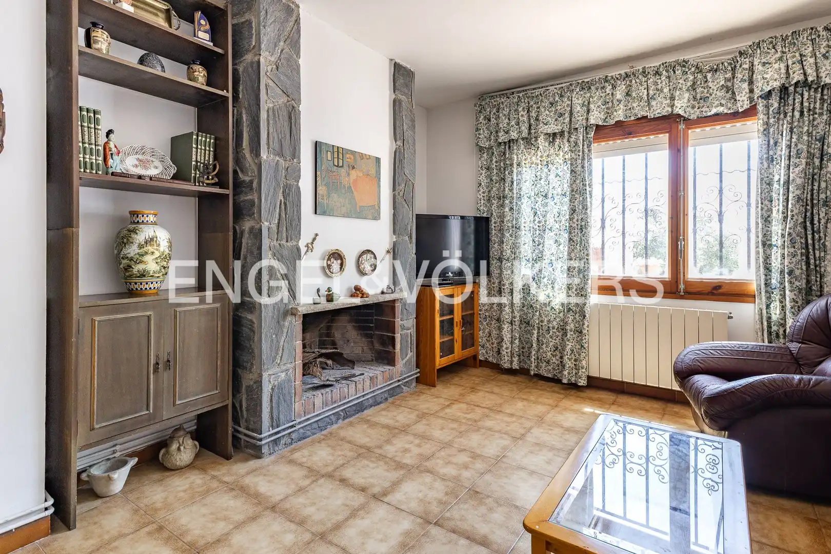 Sala d'estar de Casa o xalet en venda en Lliçà de Vall amb Calefacció i Jardí privat