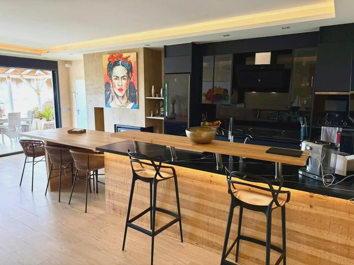 Cocina de Finca rústica en venta en Ojén con Aire acondicionado, Terraza y Trastero