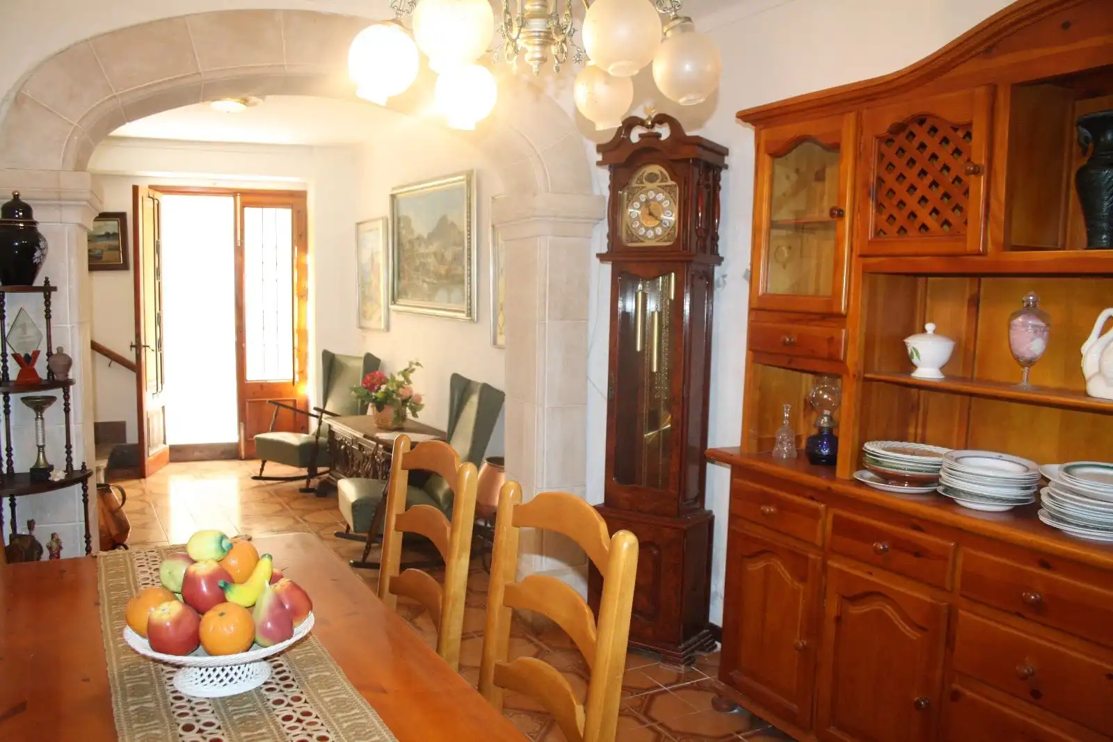 Comedor de Casa adosada en venta en Pollença con Terraza, Amueblado y Balcón