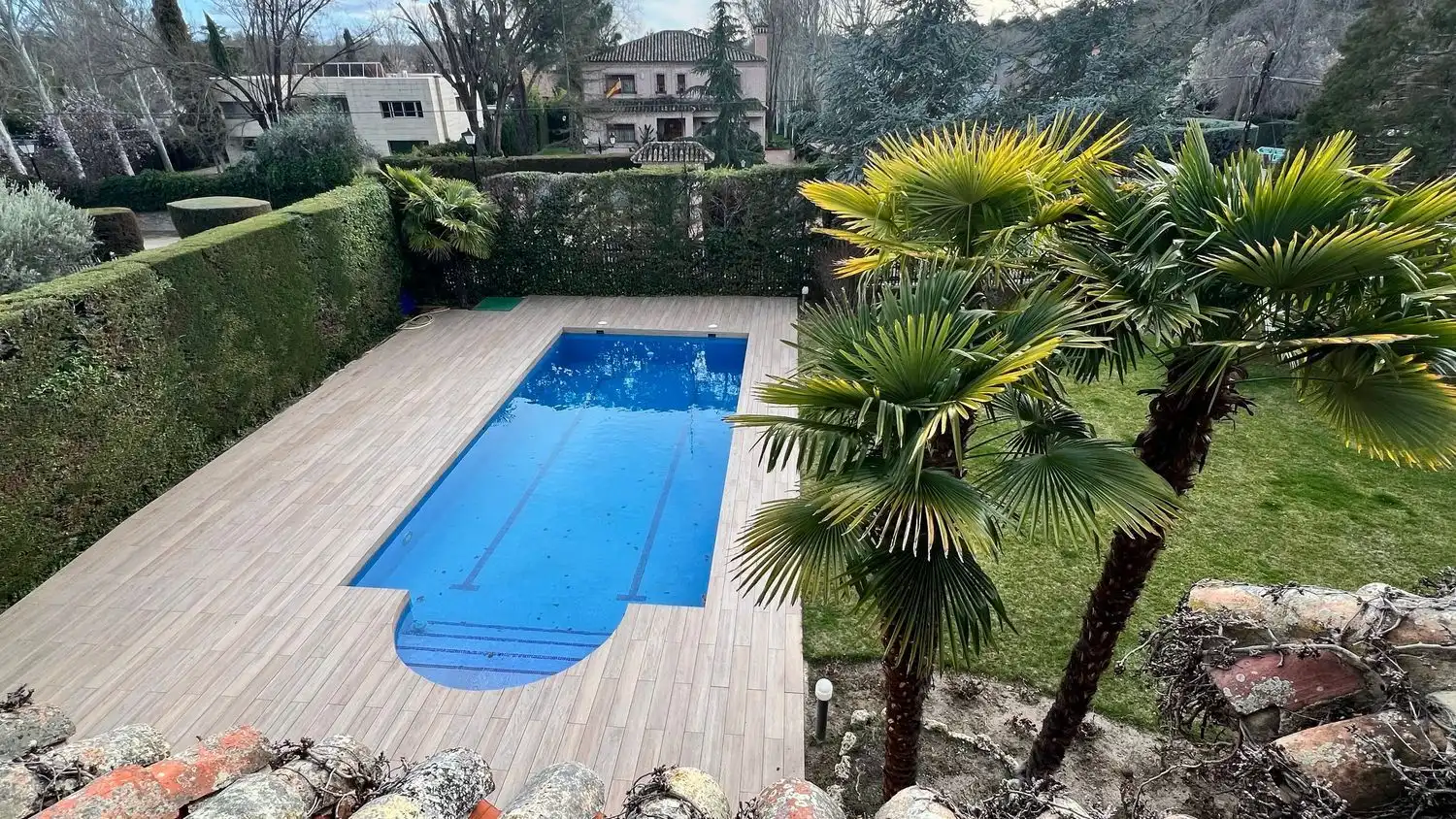 Piscina de Casa o xalet en venda en Villanueva de la Cañada amb Aire condicionat, Calefacció i Terrassa