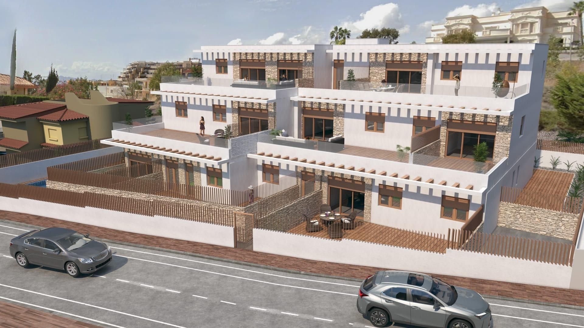 Vista exterior de Apartament en venda en Águilas amb Terrassa i Piscina comunitària