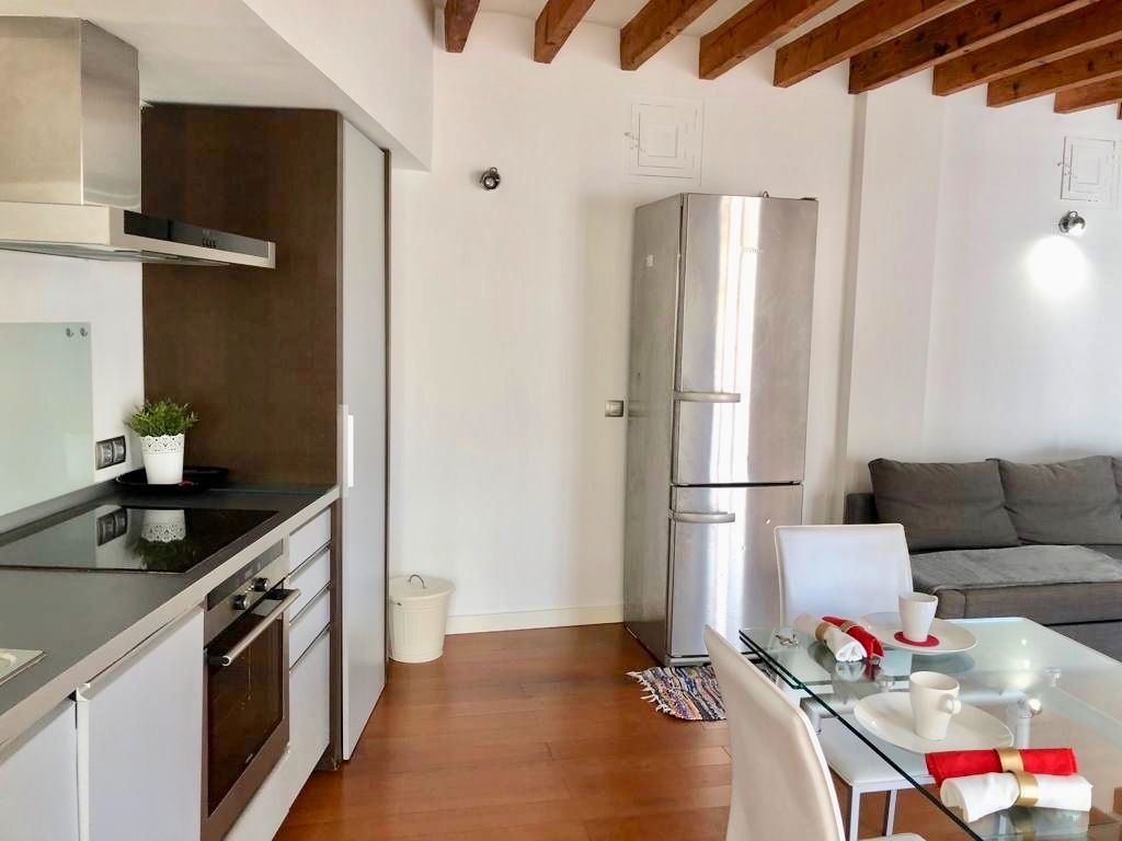 Kitchen of Flat for sale in  Palma de Mallorca  with Air Conditioner, Heating and Parquet flooring