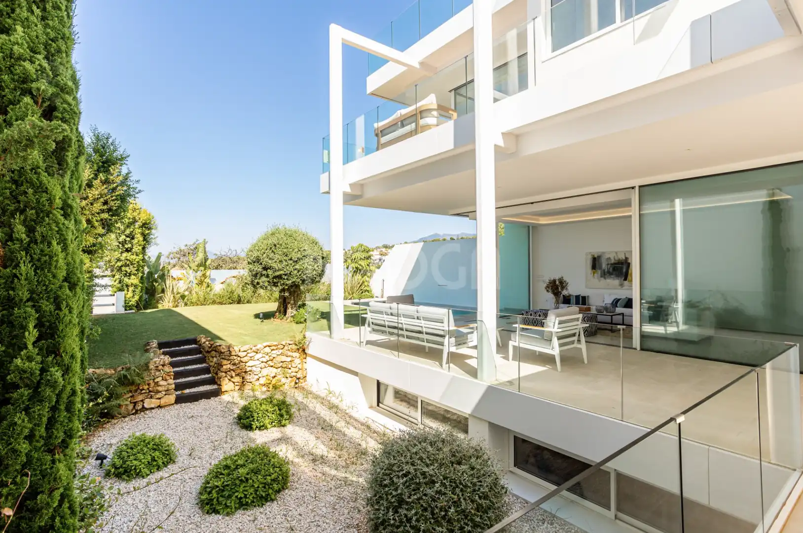 Terraza de Casa o chalet en venta en Marbella con Aire acondicionado, Jardín privado y Terraza