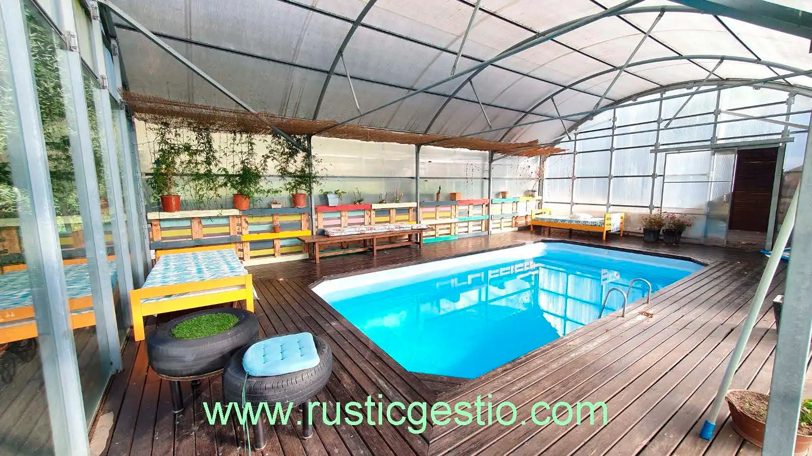 Piscina de Finca rústica en venda en Planoles amb Calefacció, Jardí privat i Terrassa