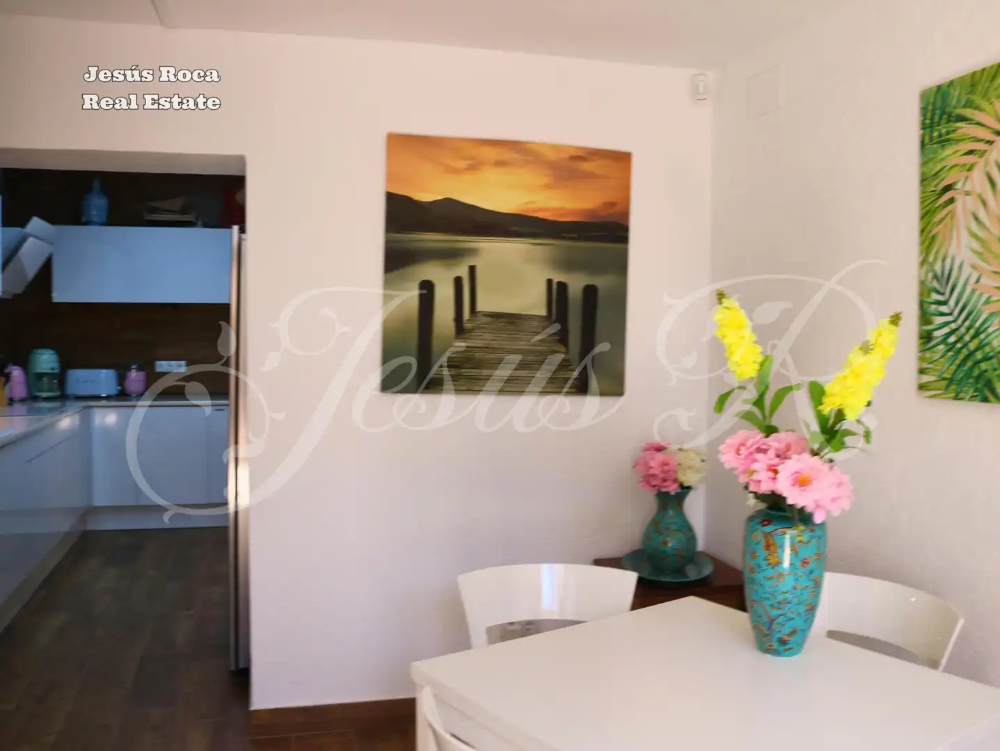 Esszimmer von Einfamilien-Reihenhaus zum Verkauf in Cartagena mit Klimaanlage, Heizung und Terrasse