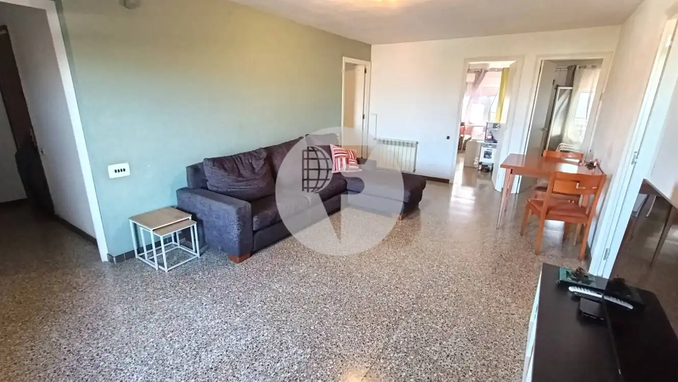 Sala de estar de Ático en venta en Terrassa con Aire acondicionado, Calefacción y Terraza