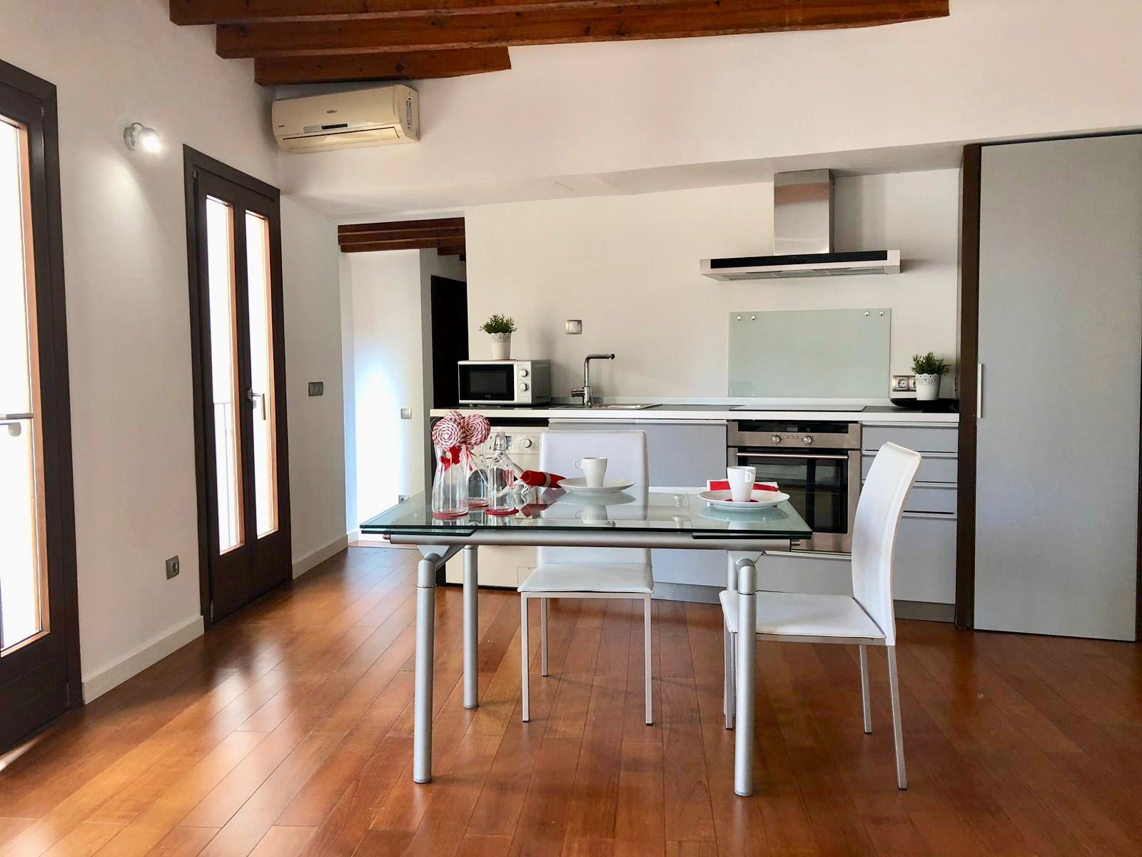 Kitchen of Flat for sale in  Palma de Mallorca  with Air Conditioner, Heating and Parquet flooring