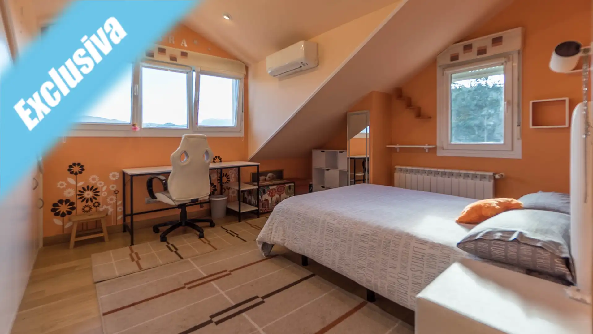 Bedroom of Houses for sale in Bárcena de Cicero  with Air Conditioner, Heating and Private garden