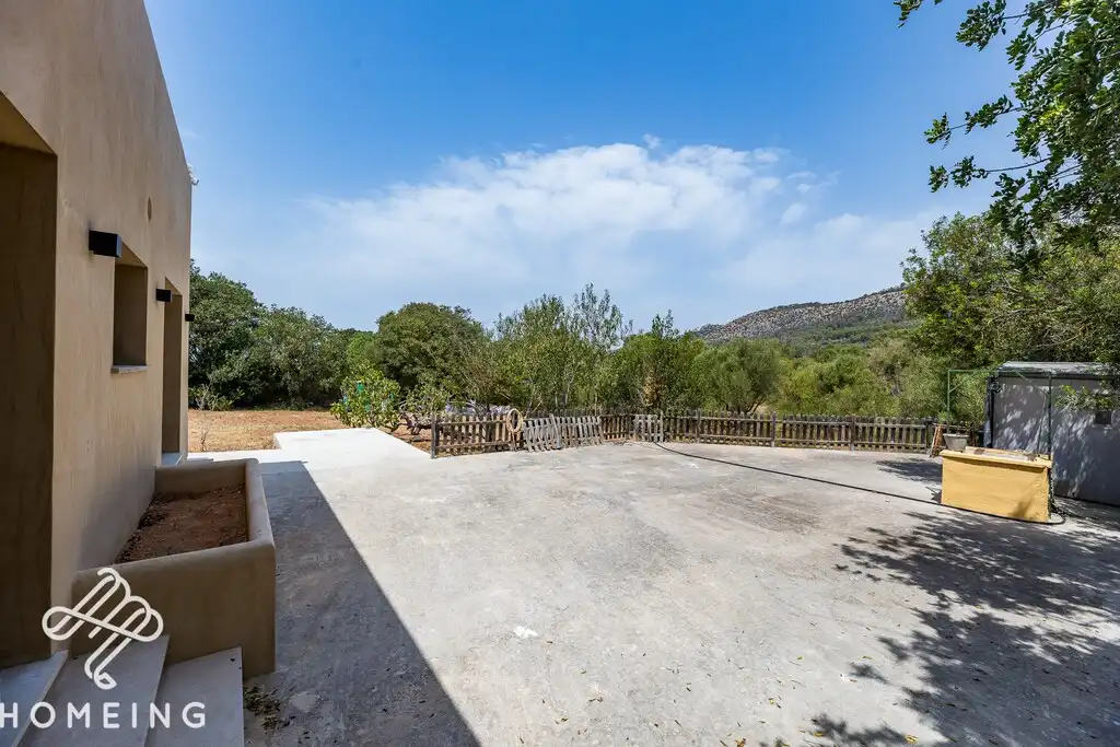 Terrace of Country homes for rent in Llucmajor  with Air Conditioner, Private garden and Swimming Pool