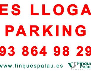 Parking of Garage to rent in Palau-solità i Plegamans