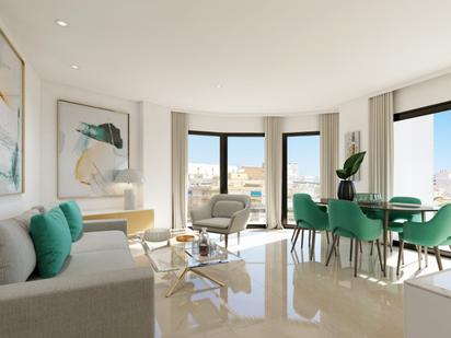 Sala d'estar de Àtic en venda en Alicante / Alacant amb Aire condicionat, Terrassa i Traster